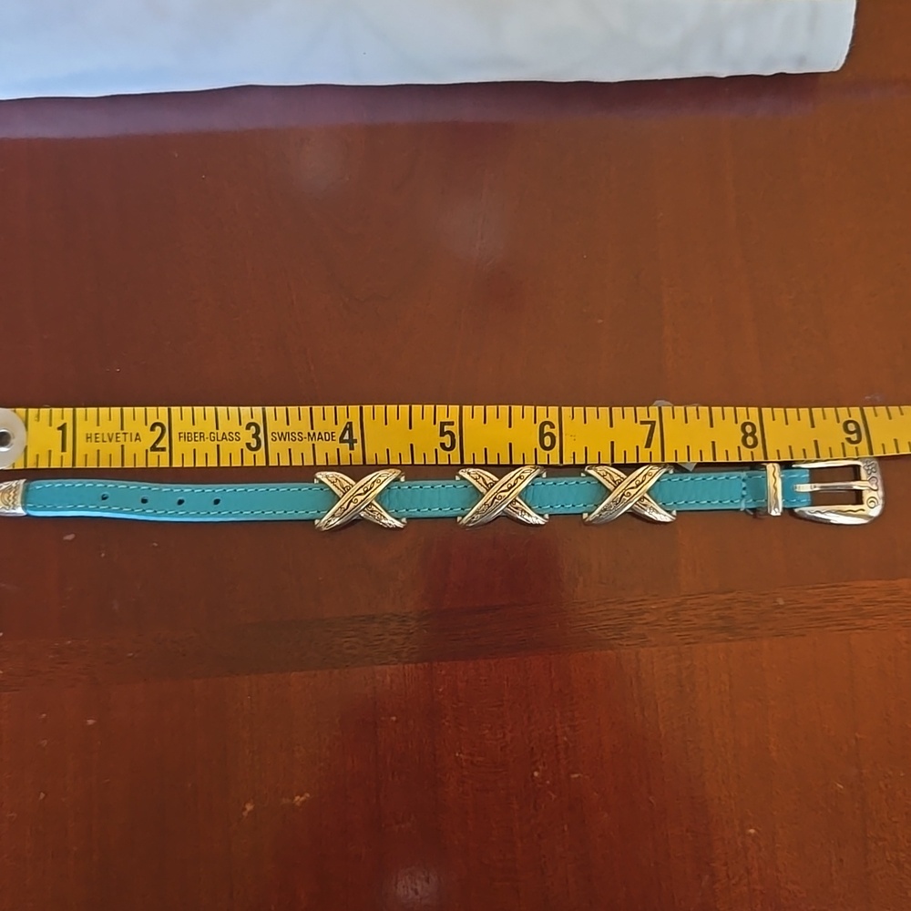 Brighton Kriss Kross Bracelet In Turquoise With Silver - Picture 11 of 11